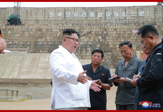 朝鲜八乡水坝竣工 去年被金正恩狠批:30多年未完工